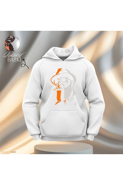 Gölge Store Model cool semi-reclamat design special |   Hanorac Slimfit cu glugă Hanorac pentru bărbați și femei