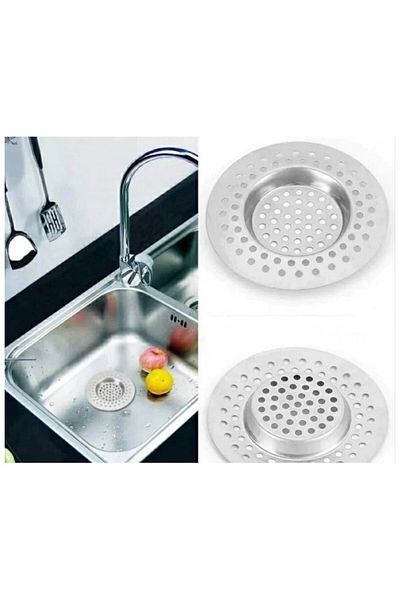 çeçem ticaret Metal 2-Piece Luxury Large Perforated Sink Strainer