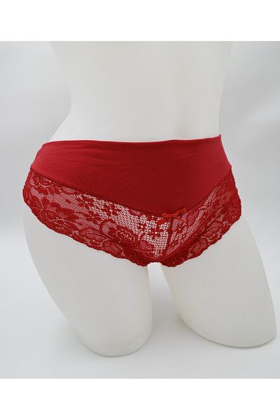 MİSS ELİZZA Red 3 Pieces Waist Fabric Bikini