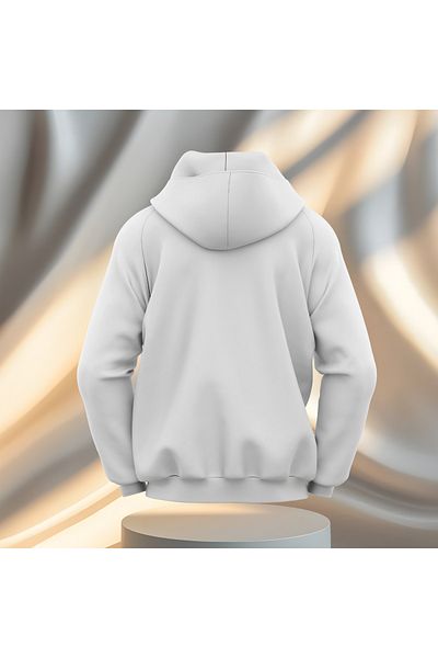 Gölge Store Ανδρικό γυναικείο φούτερ με κουκούλα με φόντο και υπογραφή του Ατατούρκ