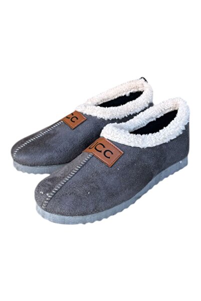 İpek ipek unisex peluş pofuduk yumuşak hafif ev ayakkabısı