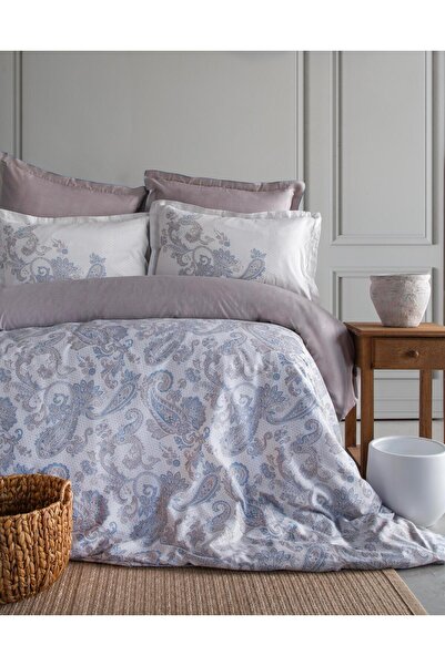 Apricitas HOME King Size Berta Yeşil Elegance Saten Nevresim Takımı