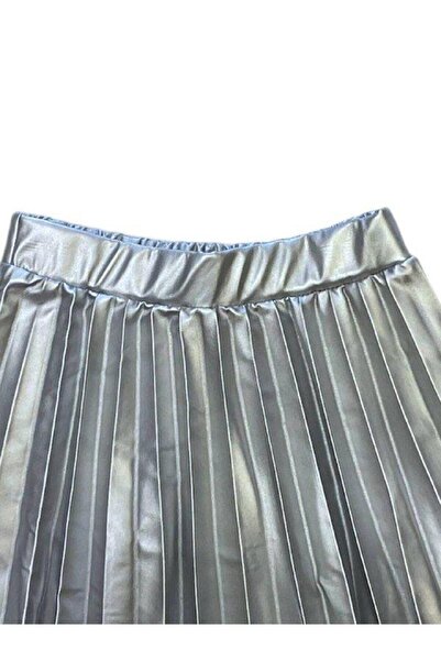 Zekids Δερμάτινη πλισέ φούστα για κορίτσια