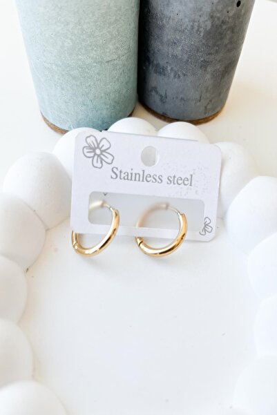 Pretty Gold Renk Halka Kğüpe ( 2 cm )