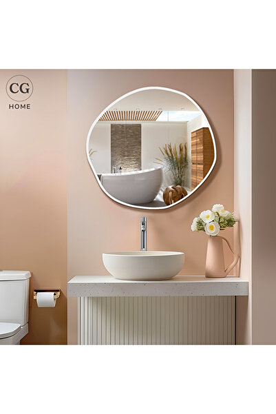 CG HOME asimetrik ayna, dekoratif ayna, duvar aynası, banyo aynası, holl ayna...