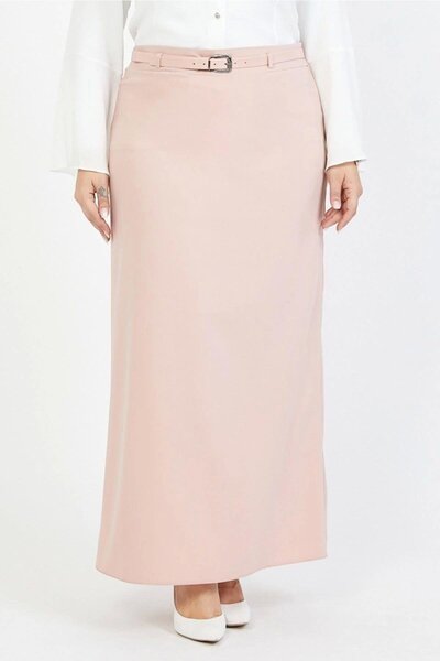 Apsen Collection Belted Plus Size Skirt 1580/100 Bt