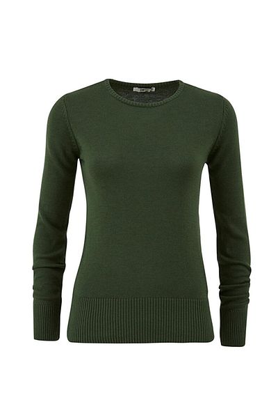 Ltb Pulover kaki cu gât rotund Lotties 11191012450630