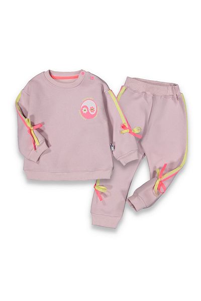 Lmn Neon Stripe 3Ip Baby Girl Suit