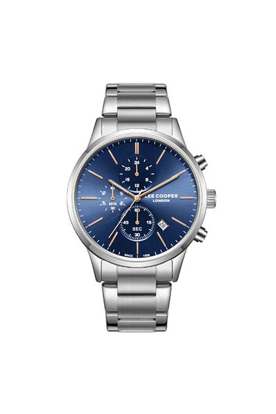Lee Cooper Men's Multifunctional Blue Dial Watch - Lc08042.390