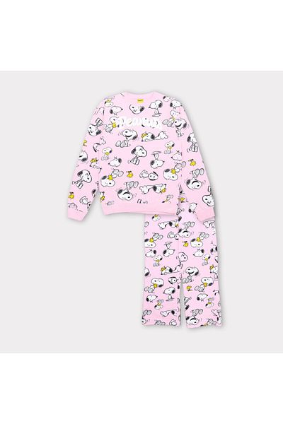 SNOOPY Teen Girls Sweatshirt And Joggers Set