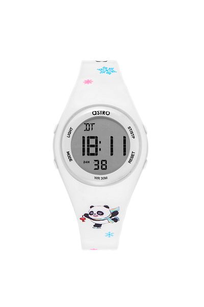 Astro Kids Digital White Dial Watch - A23904-PPWW-PA