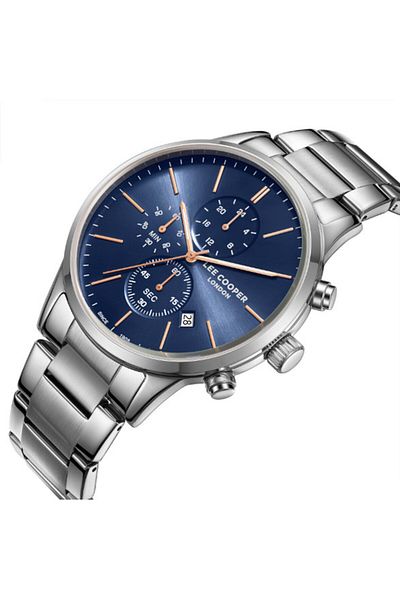 Lee Cooper Men's Multifunctional Blue Dial Watch - Lc08042.390