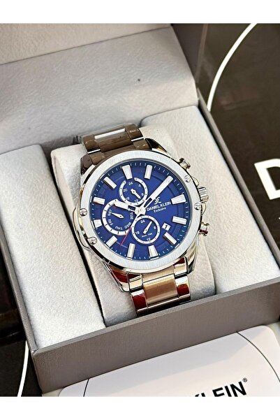Daniel Klein Exclusive Erkek Kol Saati Su Geçirmez Gümüş Renk Çelik Kordon DK...