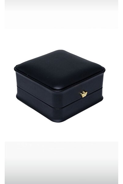 BURAKKUTU Deri Kelepçe & Bilezik Kutusu Lüks (SİYAH) EN:9X5cm BOY:9X5cm YÜKSE...