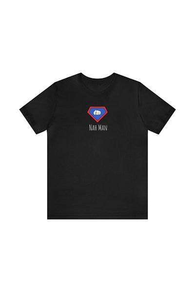 IVART Nah Man-superhero-unisex- 100% βαμβακερό κοντομάνικο μπλουζάκι με λαιμόκοψη