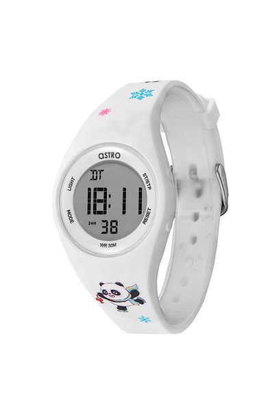 Astro Kids Digital White Dial Watch - A23904-PPWW-PA