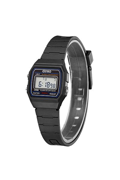 Astro Kids Digital Black Dial Watch - A23927-PPBB