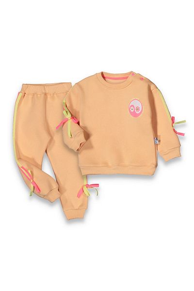 Lmn Neon Stripe 3Ip Baby Girl Suit