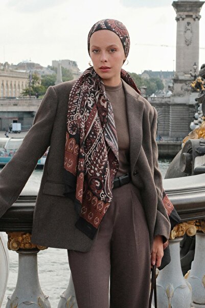 carell Mocha Dream Comfy Silk Shawl Cafea