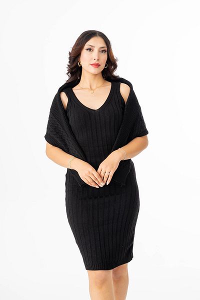 TUĞBA ERGÜL Yüksel Ergül Midi Length Knitwear Women's Suit 445