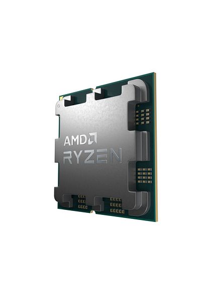 Amd معالج Ryzen 5 7600x - 4.7 جيجا هرتز، 64 ميجا بايت، 105 وات، 5 نانومتر، مقبس Am5 متوافق مع معالج بدون مروحة