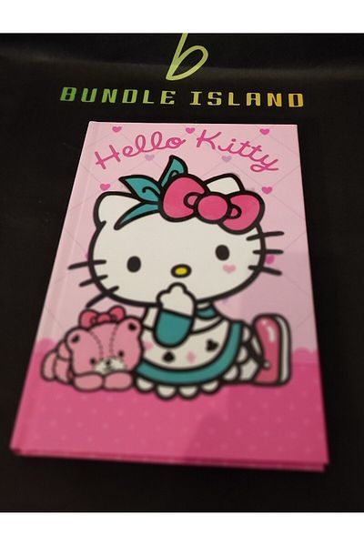 bundle island دفتر ملاحظات مخطط متعدد الأغراض بغلاف صلب من Kuromi Hello Kitty