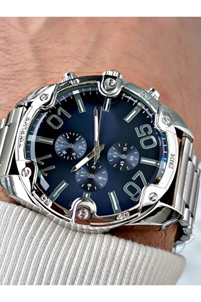 saatistasyonu Steel Cord Men's Wristwatch