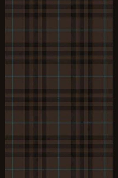 carell Βαμβακερό σάλι Echo Brown Color - Cuadros Design