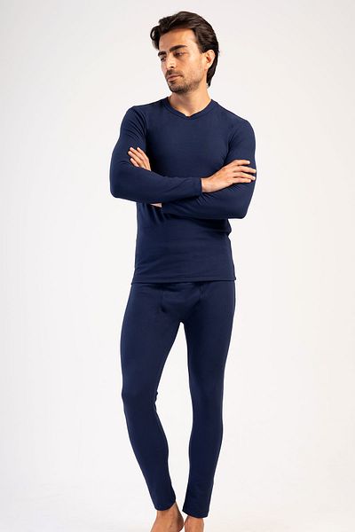 VİENETTA Men's Comfort Cycling Collar Long Sleeve Thermal Iclik Suit