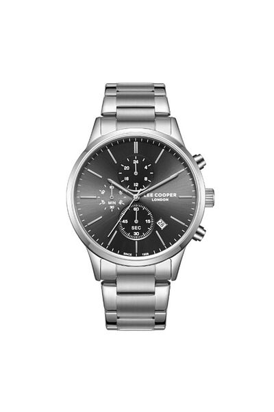 Lee Cooper Men's Multi Function Black Dial Watch - LC08042.350