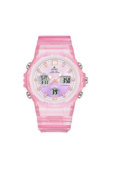 Astro Kids Analog-Digital Purple Dial Watch - A24805-PPPP
