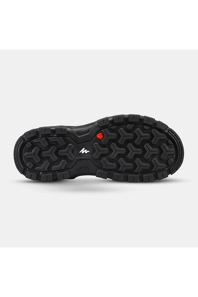 Decathlon Quechua Erkek Outdoor Sandalet - Deri - Haki/turuncu - Nh500