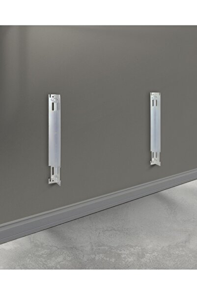 MOD10 50 cm yüksekliğindeki Panel Radyatörler için duvar bağlantı konsolu seti - 2'li L Konsol