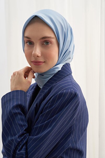 carell Blue Twill Scarf