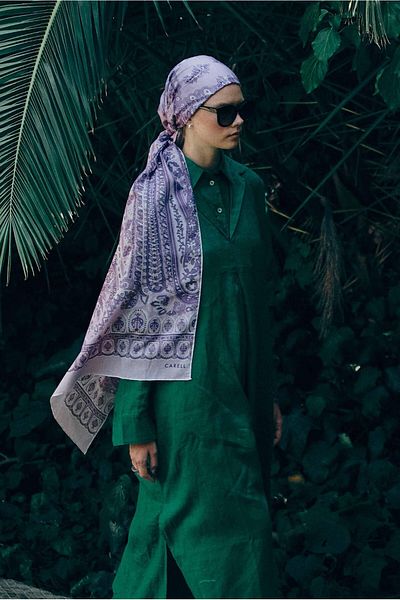 carell Dreams Lilac - Fashionable and Comfortable Silk Shawl