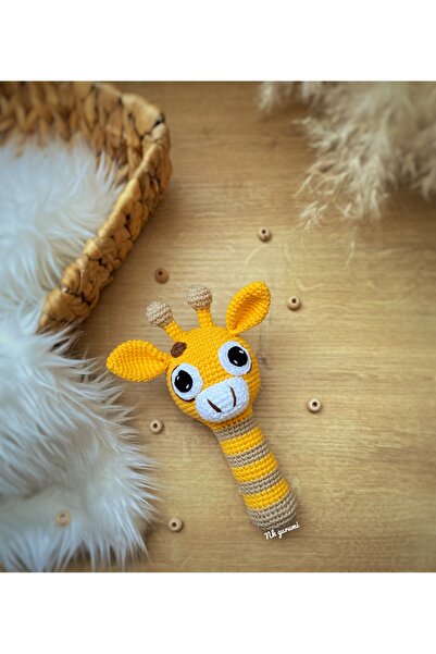 NK GURUMİ Amigurumi Zürafa Çıngırak