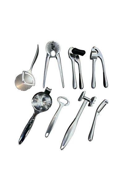 Doğudeko Luxury Cast Metal 8 Piece Premium Kitchen Set