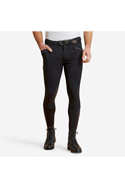 Decathlon Fouganza Erkek Binicilik Pantolonu - Siyah - 900