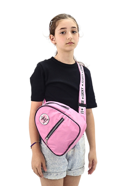 ICONE BAG Geantă colorată pentru fete Best Friends cu fermoar - Geantă de mână și de umăr de mărime medie