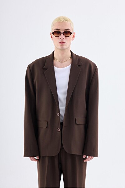 Vamos Oversize Brown Color Classic Suit