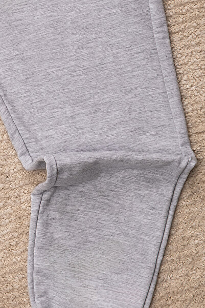 Mai Perla Sweatpants Waist Lace up Zipper Pocket Solid Color 100% Cotton Bottom Set