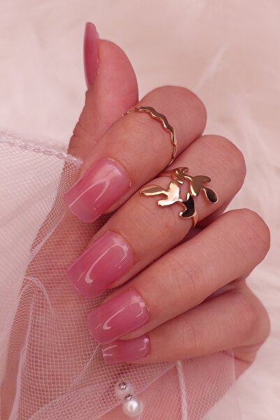 Easy Beauty 24 Adet Renkli Kısa Takma Tırnak Kare 1133