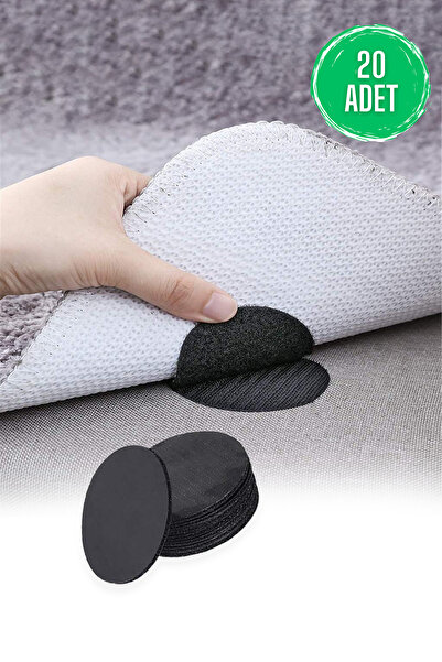 COZY SENSE Cırt Halı Kaydırmaz 20'li Kilim Minder Tutucu Çift Taraflı Yapışka...