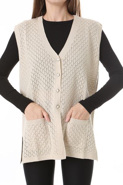 zere butik Knitwear Mother Seasonal Vest