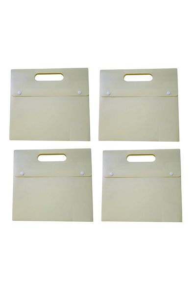 Linea Linear A4 Carriage Handle Yellow Champs File (4 Pieces)