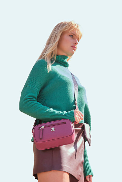 U.S. Polo Assn. Geantă Messenger pentru femei model violet Us8283 - Exclusiv online