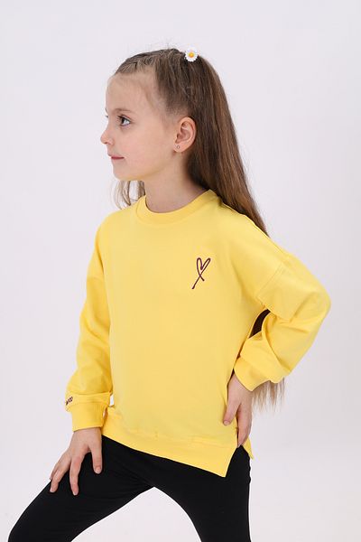 Toontoy Embroidery Detailed Sweatshirt for Girls