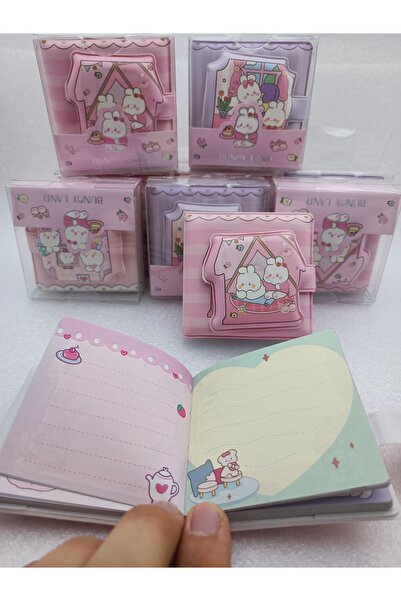 Meyra Accessories sanrio cinnamoroll lüx yumuşak kılıflı kapaklı mini renklı sayfalı notebook ajanda not defter 1adet