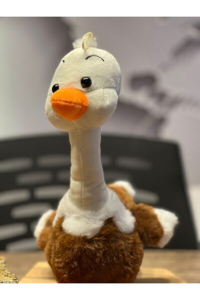 Halley Peluş Oyuncak Büyük Kahverengi Deve Kuşu Peluş 60cM