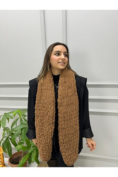Home Puffy Soft Scarf - Soft Touch Trend Scarf / Κομψότητα, άνεση και ζεστασιά σε ένα